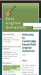 Mobile Screenshot of eastanglianguitarists.com